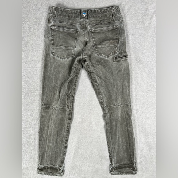Kuhl‎ Free Ryder Pants Men's 32x34 Gray Vintage Patina Dye Stretch Style 5015 - Picture 10 of 15